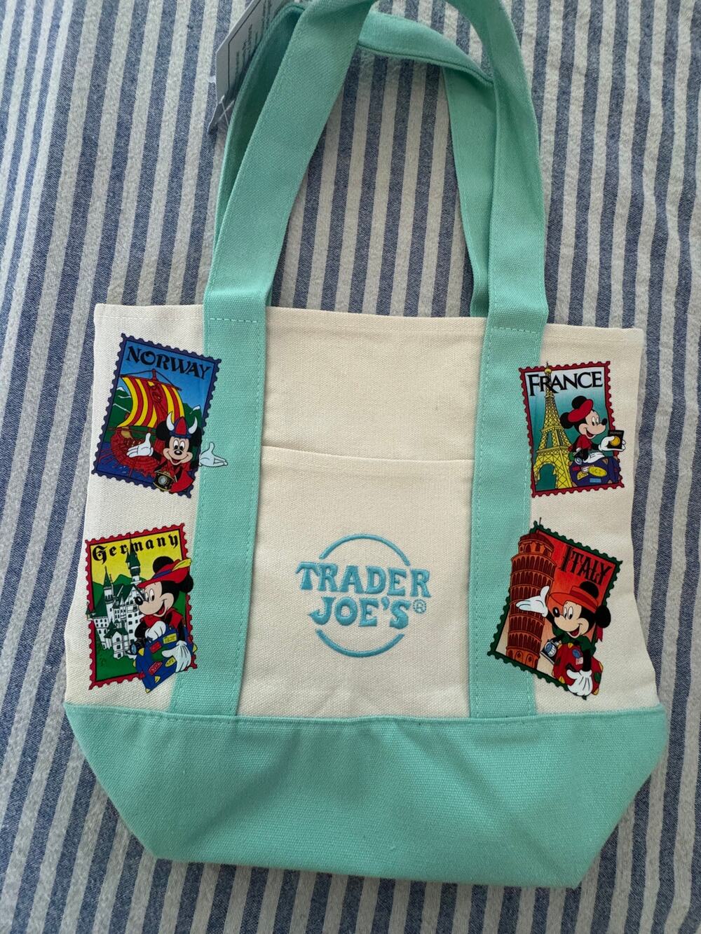 Disney Epcot Country Stamps Custom Made Disneyland D Mini Tote